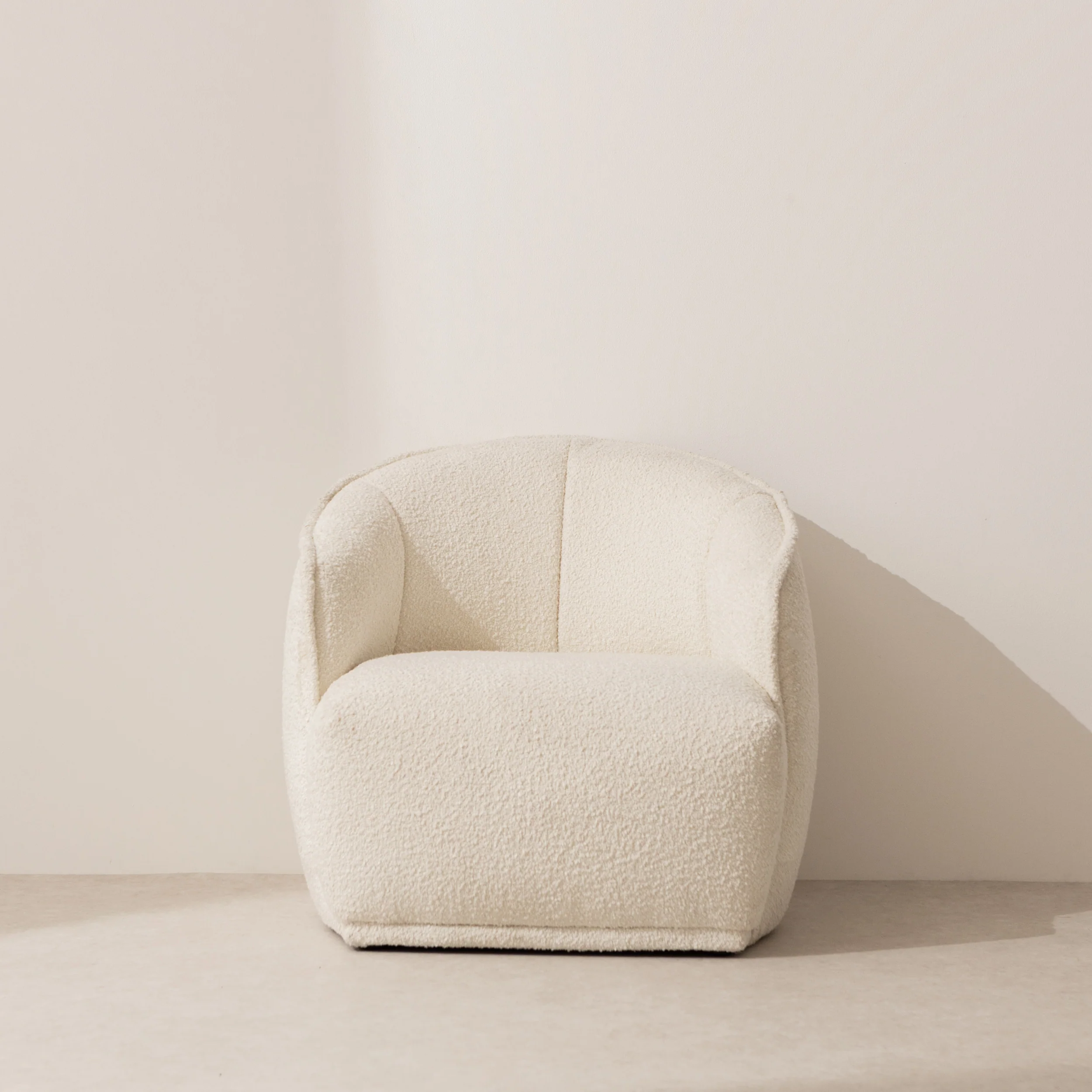 Boucle Chair - White - Image 3