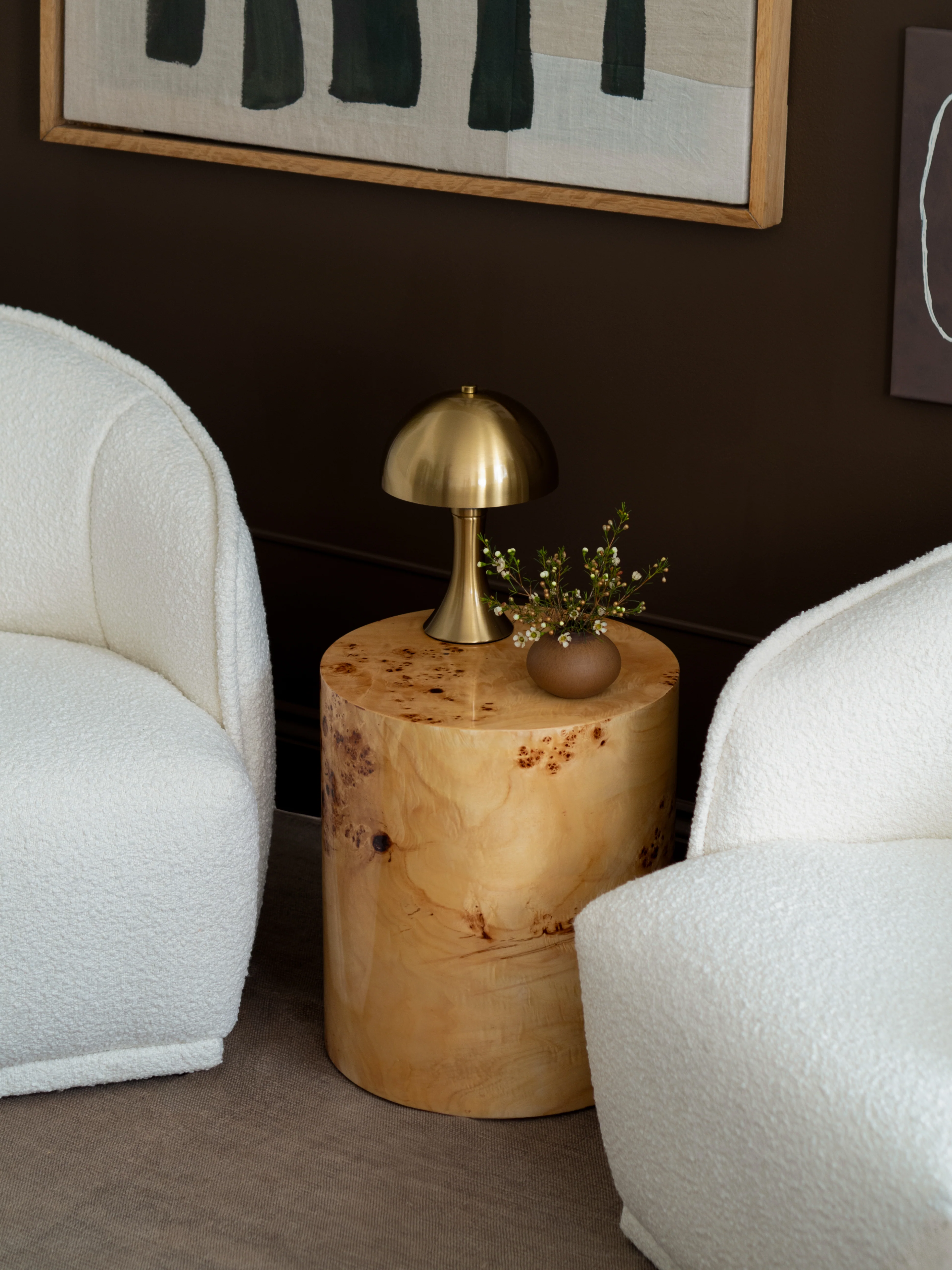 Boucle Chair - White - Image 8