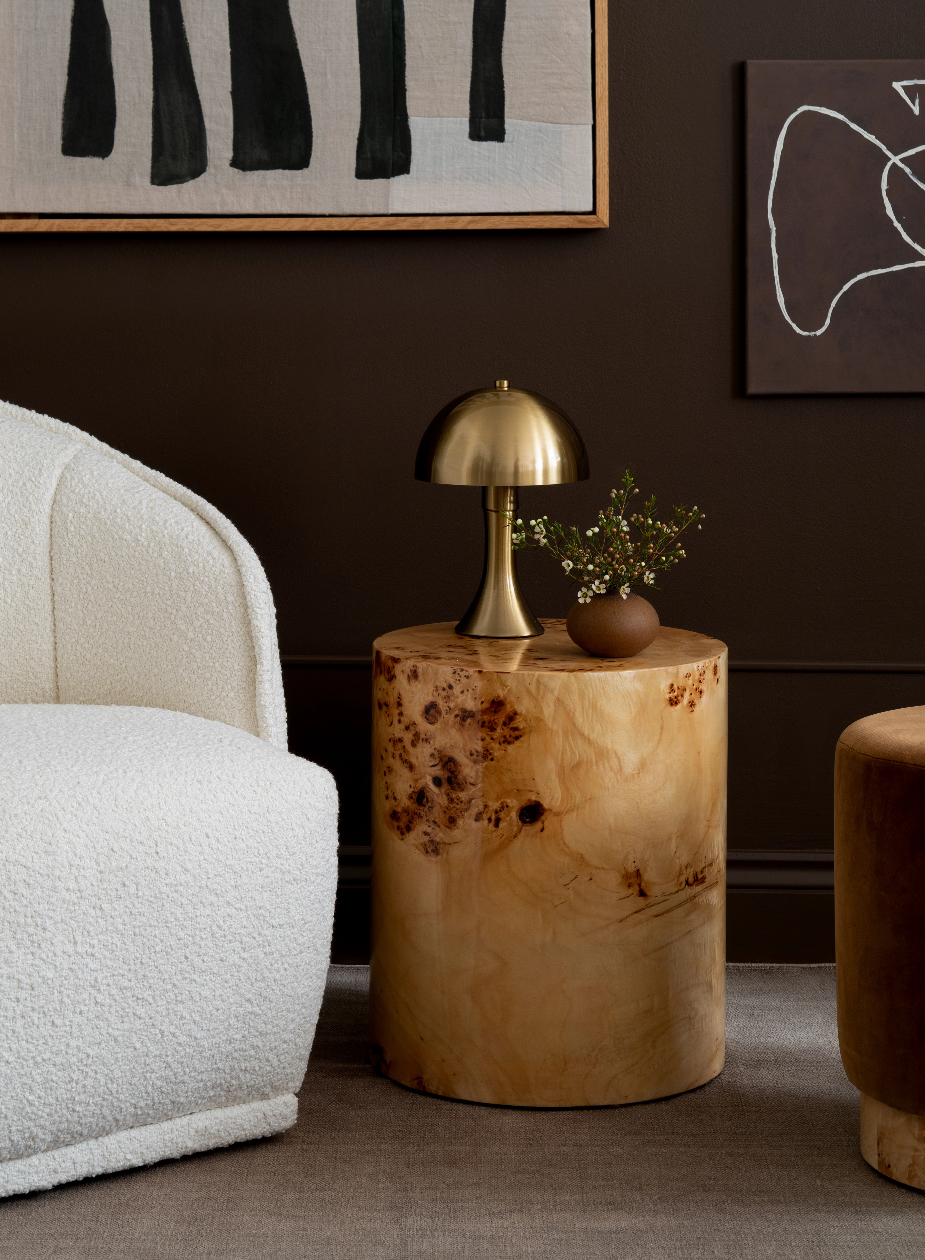 Burl Side Table - Image 10