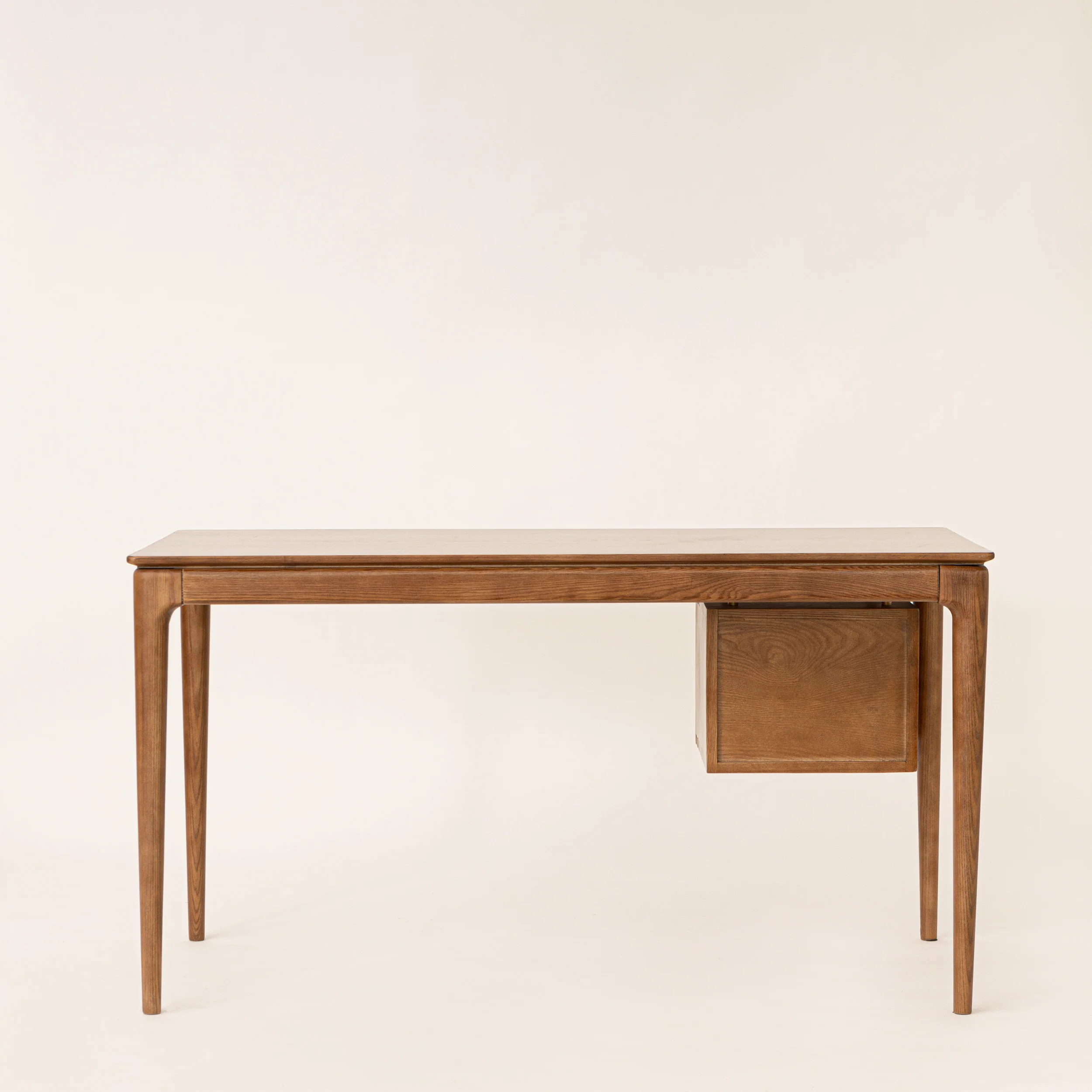 Timber Desk with Drawers - Image 3