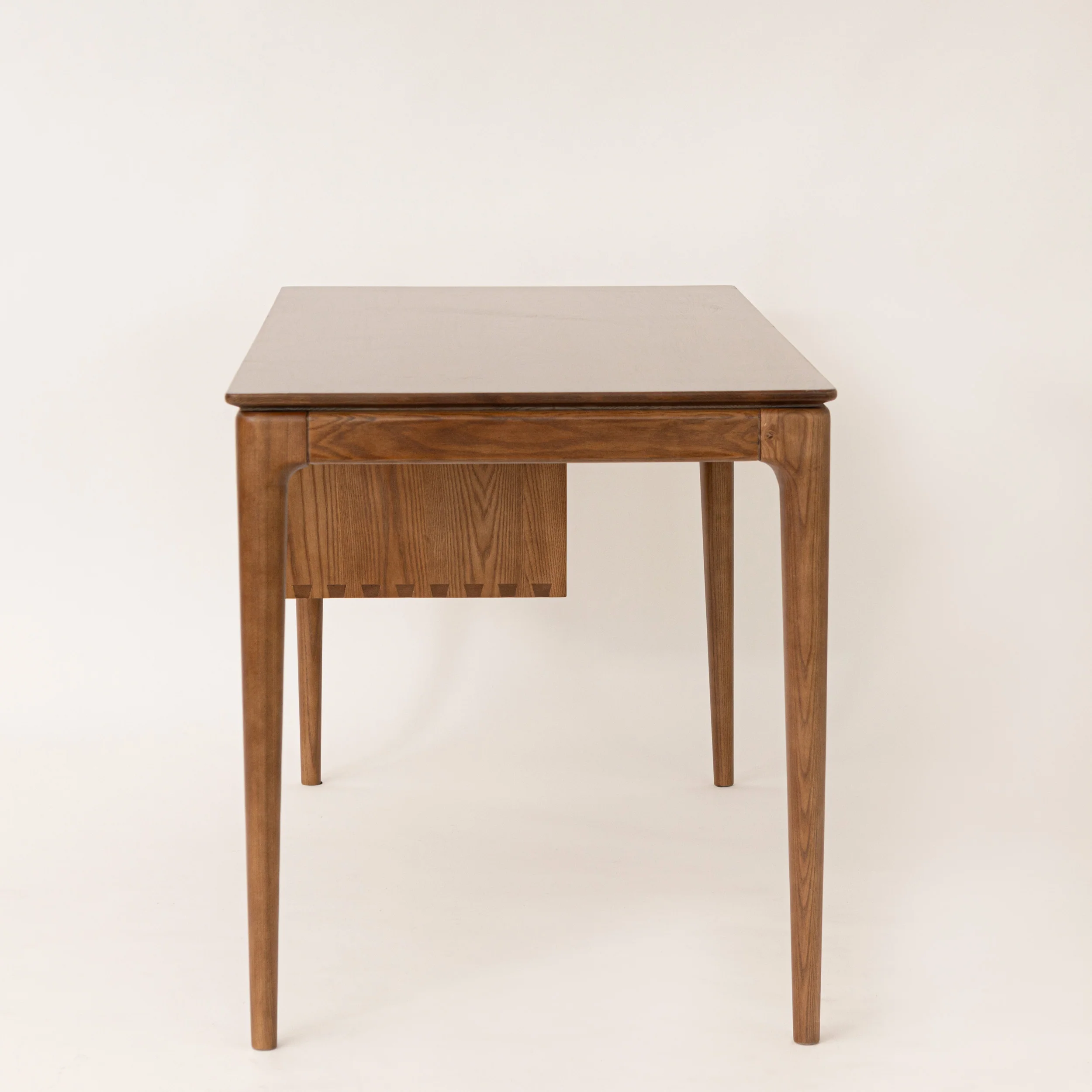 Timber Desk with Drawers - Image 5